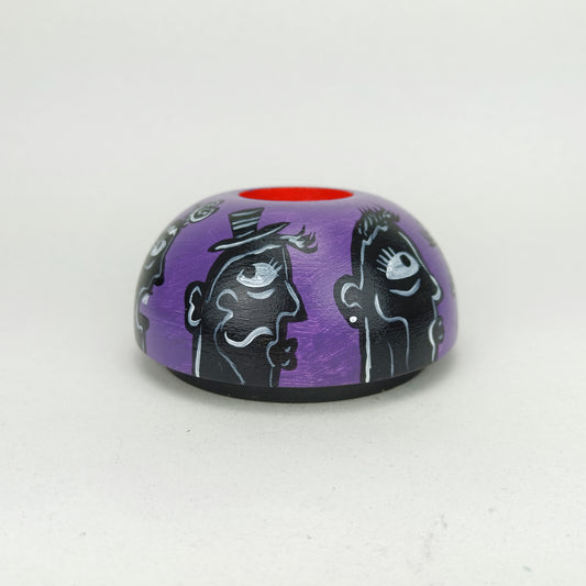 Purple Candle holder